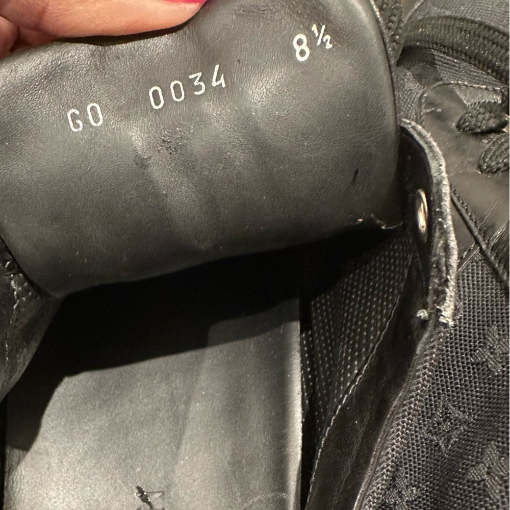Louis Vuitton Black and Brown Sneakers - Picture 5 of 6